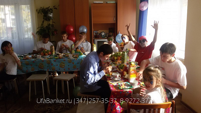 Детский праздник в детском доме г. Сим